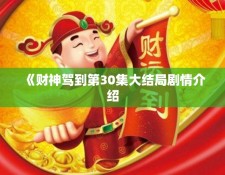 《财神驾到第30集大结局剧情介绍